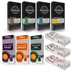 Favourites Sampler Pack – 100 Nespresso compatible coffee capsules thumbnail