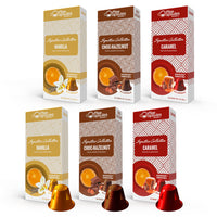 Flavoured Coffee Selection - 60 Nespresso compatible coffee capsules