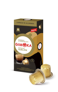 Gimoka Sublime - 10 Aluminium Nespresso compatible coffee capsules