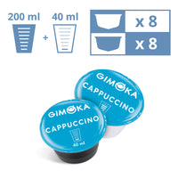 Gimoka Cappuccino - 16 Nescafe Dolce Gusto compatible coffee capsules