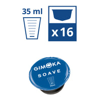 Gimoka Soave Decaffe - 16 Nescafe Dolce Gusto compatible coffee capsules