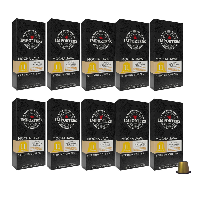 Importers Mocha Java - Nespresso compatible coffee capsules