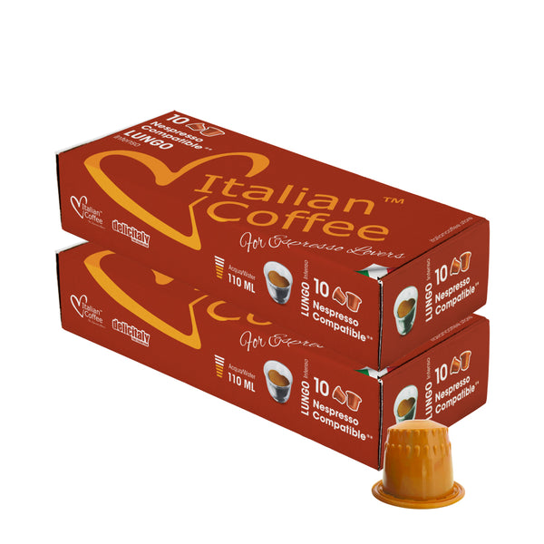 Italian Coffee Lungo – Nespresso compatible coffee capsules