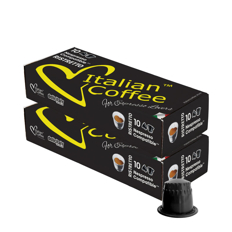 Italian Coffee Ristretto – Nespresso compatible coffee capsules