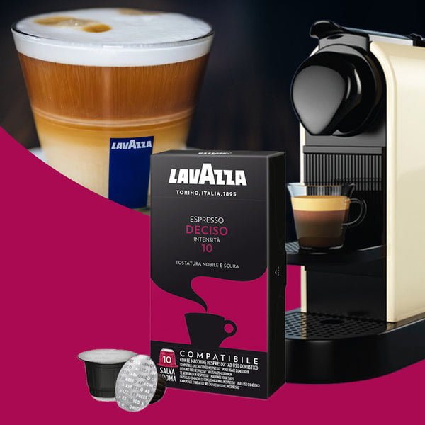Lavazza Deciso – 10 Nespresso compatible coffee capsules