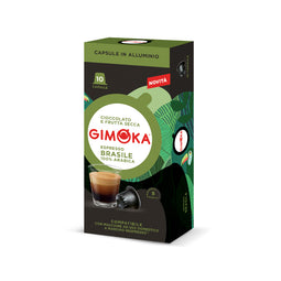 Gimoka Brasile - 10 Aluminium Nespresso compatible coffee capsules thumbnail
