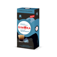 Gimoka Decaffeinato - 10 Aluminium Nespresso compatible coffee capsules