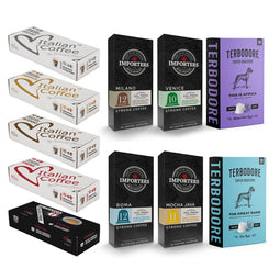 Italian Sampler Selection – 100 Nespresso compatible coffee capsules thumbnail