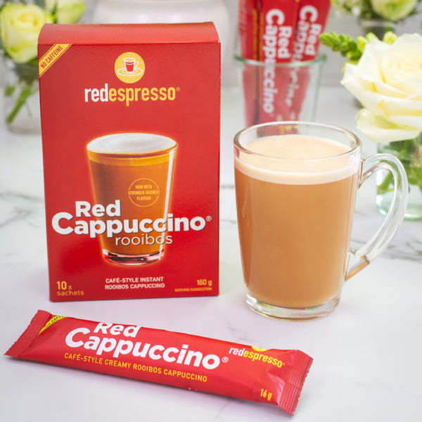 red espresso - Instant Rooibos Red Cappuccino Sachets 10 x 16g