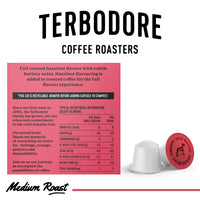 Terbodore Italian Hazelnut – 10 Compostable Nespresso compatible coffee capsules