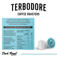 Terbodore The Great Dane – 10 Compostable Nespresso compatible coffee capsules