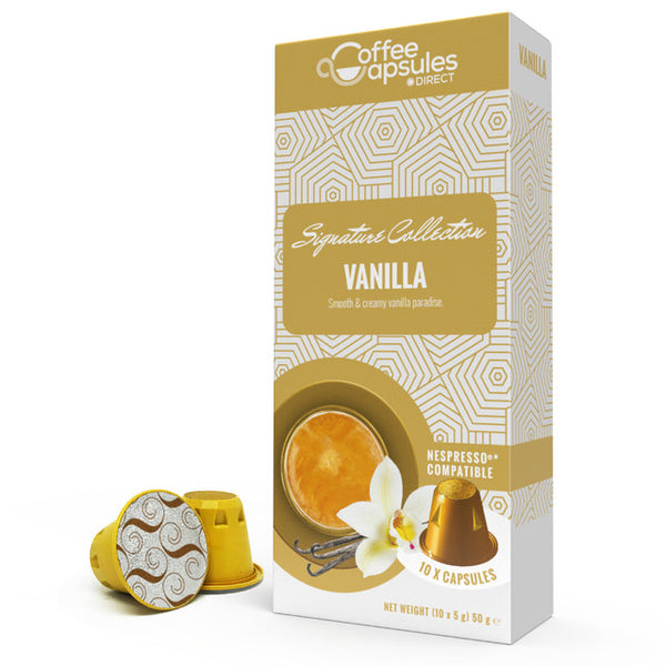 Vanilla Coffee - 10 Nespresso compatible coffee capsules