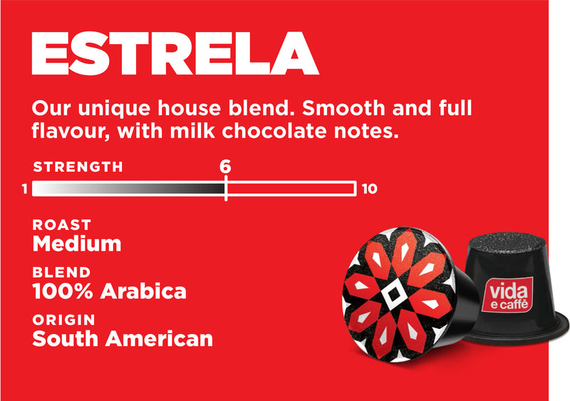 vida e caffè Estrela - 10 Nespresso compatible coffee capsules